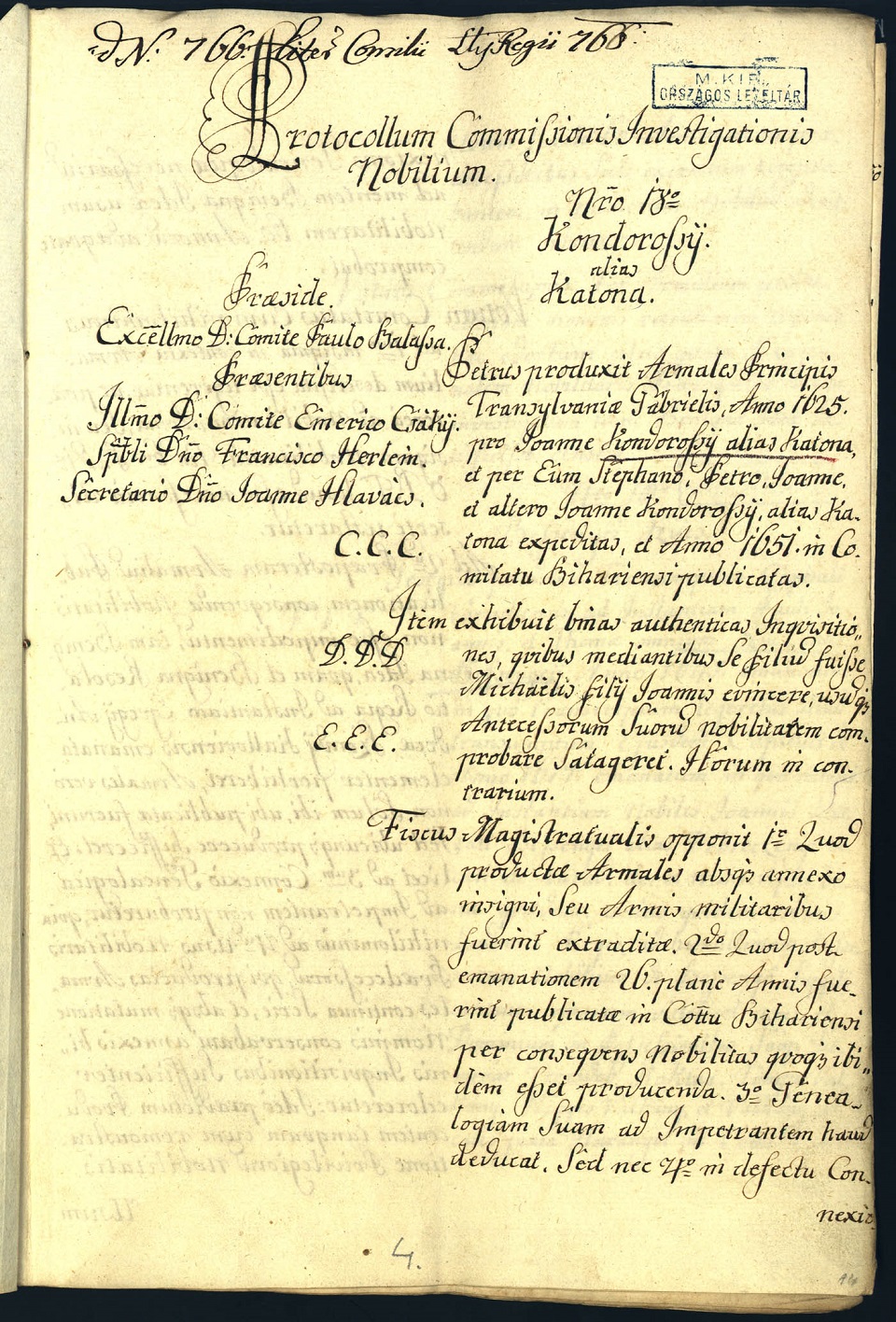 Nemess�g vizsg�lat (1766)